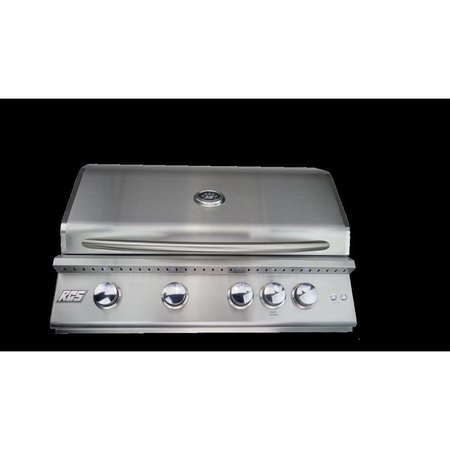 CGPRODUCTS 32 in.Premier GrillBlue LED with Rear Burner-Propane RJC32ALLP